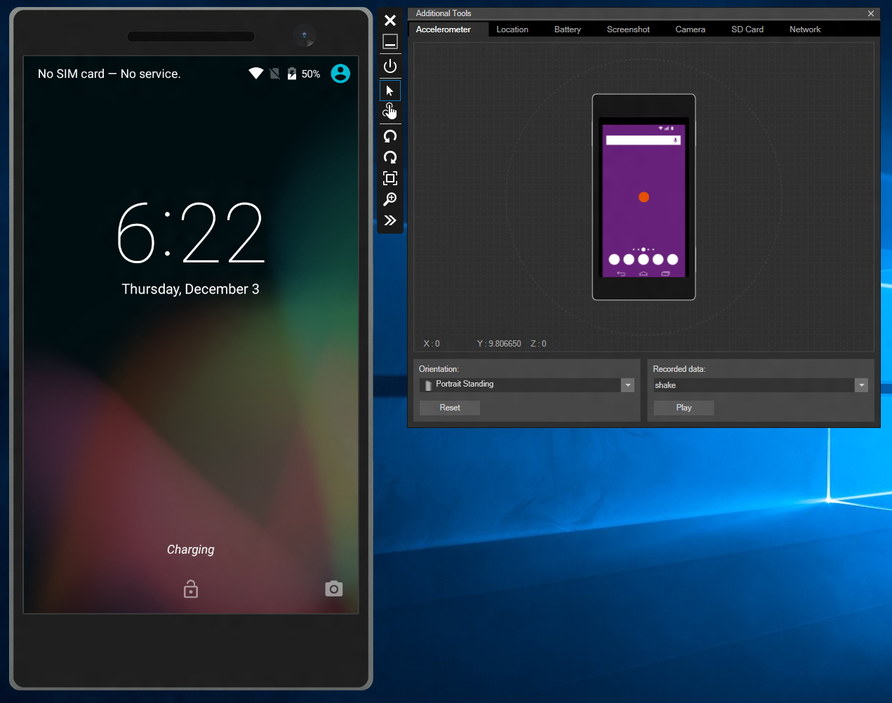 Lollipop running in the Visual Studio Android Emulator