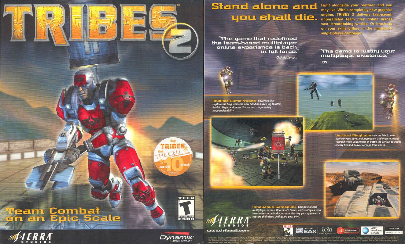 Tribes 2 box art