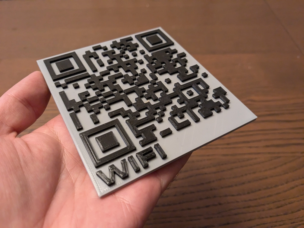 Physical printed Wi-Fi card